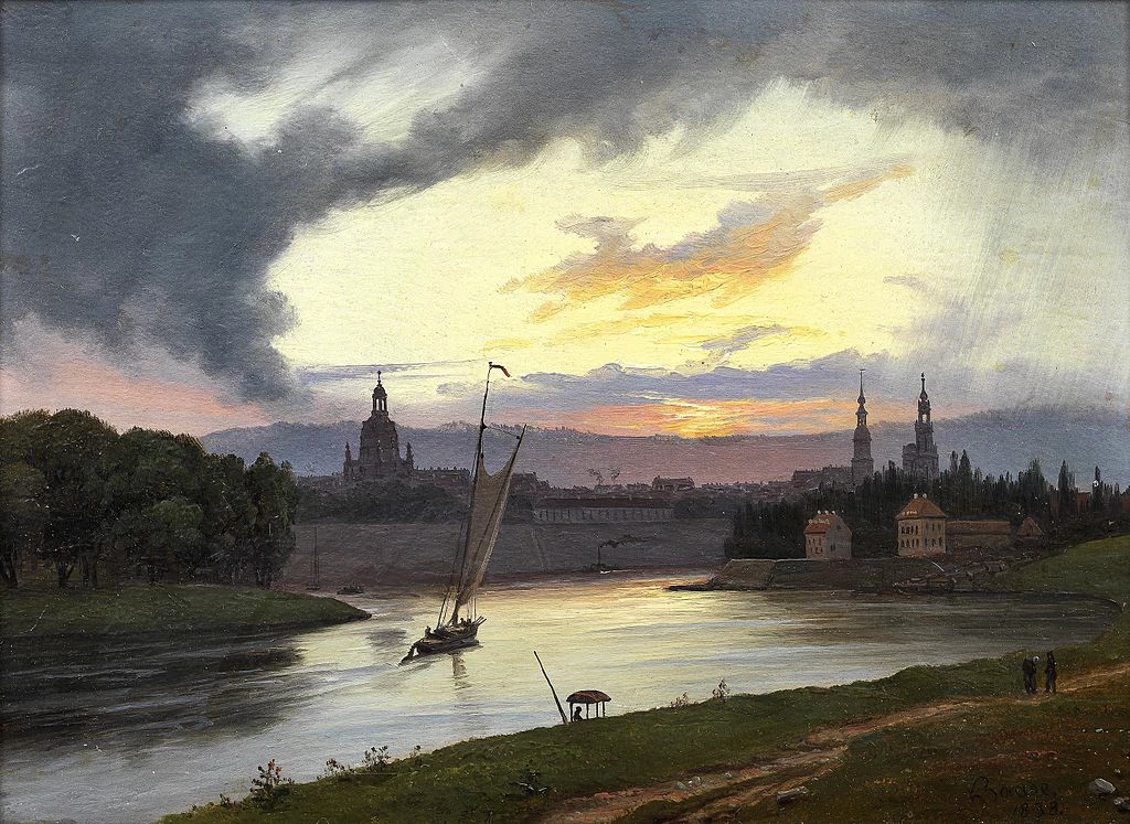 Dresda al tramonto - Nationalmuseum, Stoccolma